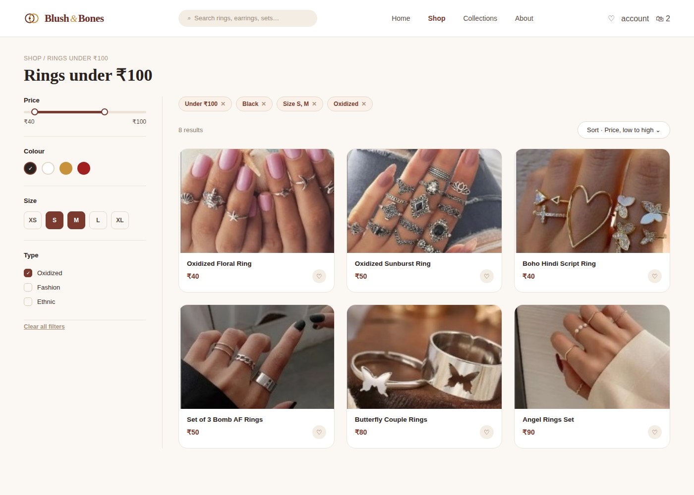 Redesigned 2026 filters applied screen with active filter pills and live results