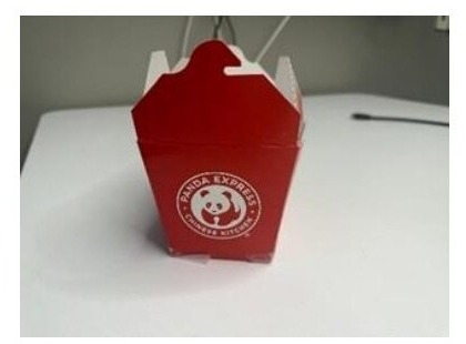 To-Go Box physical prototype — closed, front view